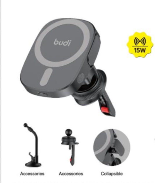 budi - Car Magsafe Charger + Mount
